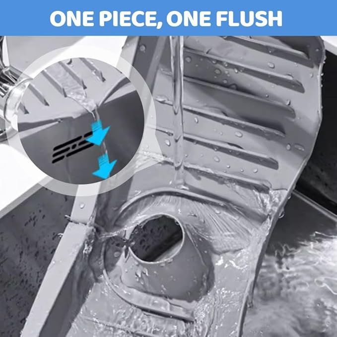 Faucet Guard And Draining Mat For Sink 2024 New Update Faucet Mat For Kitchen Sink,Kitchen Sink Splash Guard,Sink Splash Guard,Faucet Mat (black, A)