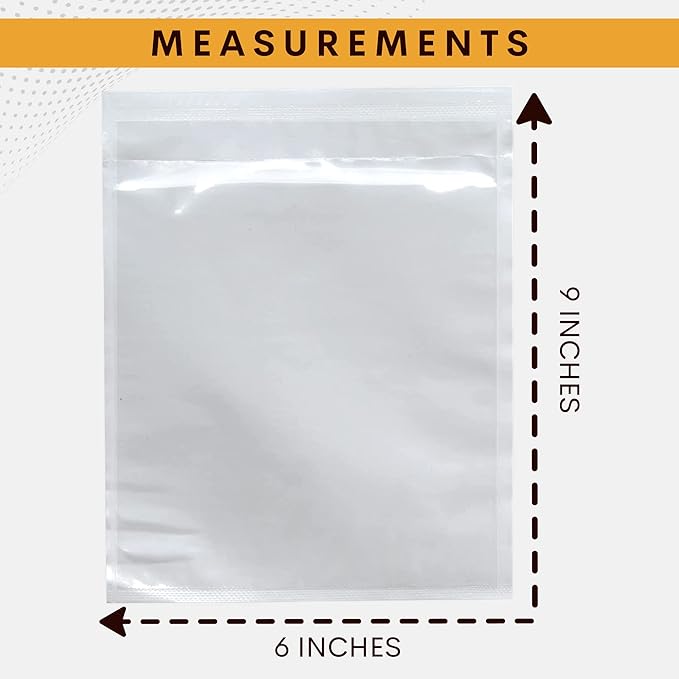 500 Pack 6"x9" Shipping Label Sleeves – Clear Self-Adhesive Packing Slip Pouches, Waterproof Packing List Envelopes – Ideal for Shipping Documents, Mailing Labels, Invoices & Packing Slips
