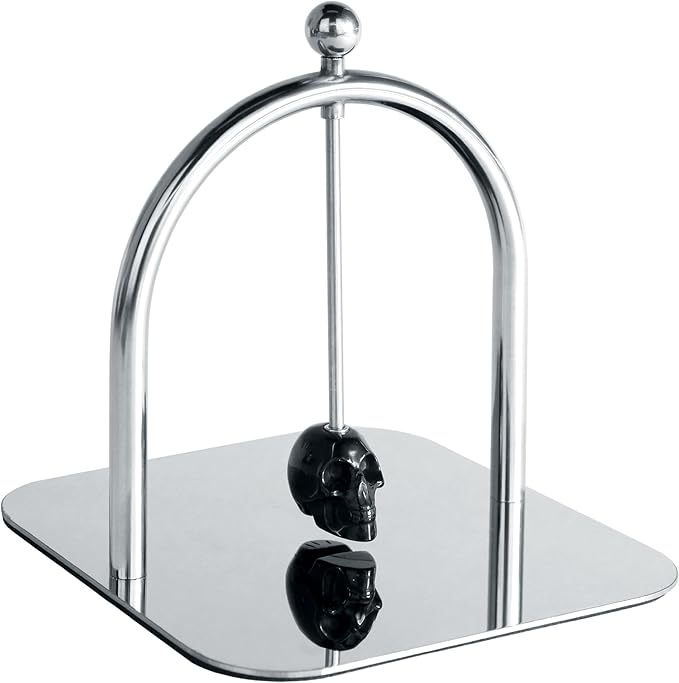 Homestia Cocktail Napkin Holder for Table - Stainless Steel Paper Napkin Holder Fits 5-7" Napkins - Windproof Dispenser for Kitchen, Coffee Bar, Cocktail Bar (Gift Idea)