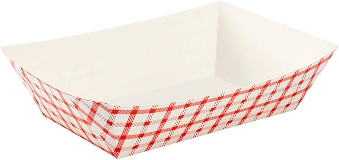 Karat Paper Food Trays Disposable [5 LB - 500 ct] Sturdy Food Boats, Leak Resistant | Ideal for Snacks, Nachos and Finger Foods