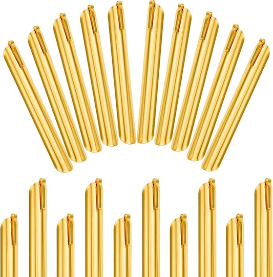 Crumb Sweepers, Bread Crumb Cleaner, Table Scraper Serveware, Stainless Steel Table Crumber Catcher Tool for Server, Restaurant Supplies for Clean Crumb, Waiters Waitress Accessories (20 PACK, Gold)