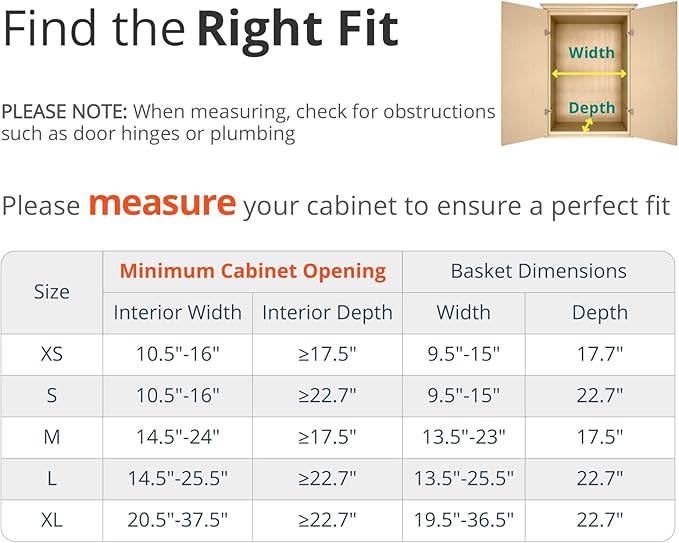 Expandable Pull Out Drawers for Cabinets, Kitchen Cabinet Slide Out Shelves, Adjustable Roll Out Drawers, Stainless Steel, Medium 2 Pack, (14.5"-24") Width x 17.5" Depth