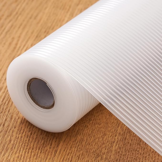 Shelf Liner,Non-Adhesive Drawer Liner,Food-Grade Material for Kitchen Cabinets Liner,Non-Slip Cupboard Liners Kitchen Drawer Liners Bathroom Shelves Liners (20 inches x 20 Feet)