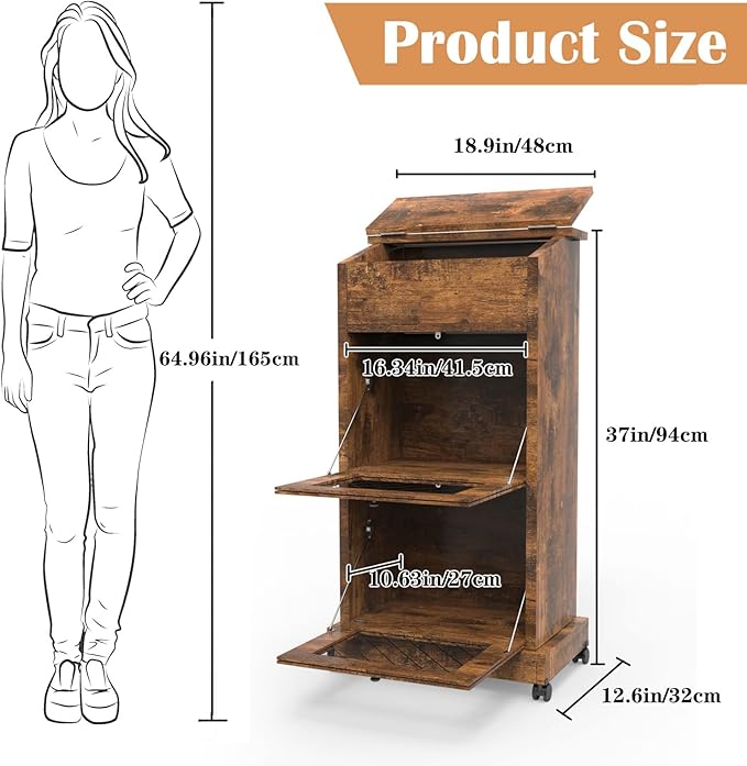 Potato and Onion Storage Bin Wooden Potato Storage Cabinets with Mesh Doors Vegetable Storage Bread Box with Lid Movable Fruit Basket with Wheels Decorative Vegetable Organization Cabinet for Kitchen