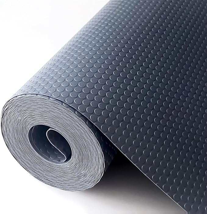 Shelf Liners 18 inch x 20 ft Kitchen Cabinets Liner Non-Stick Drawer Mats EVA Protector Shelving Cupboard Lining (Gray, 18 inch x 20 ft)