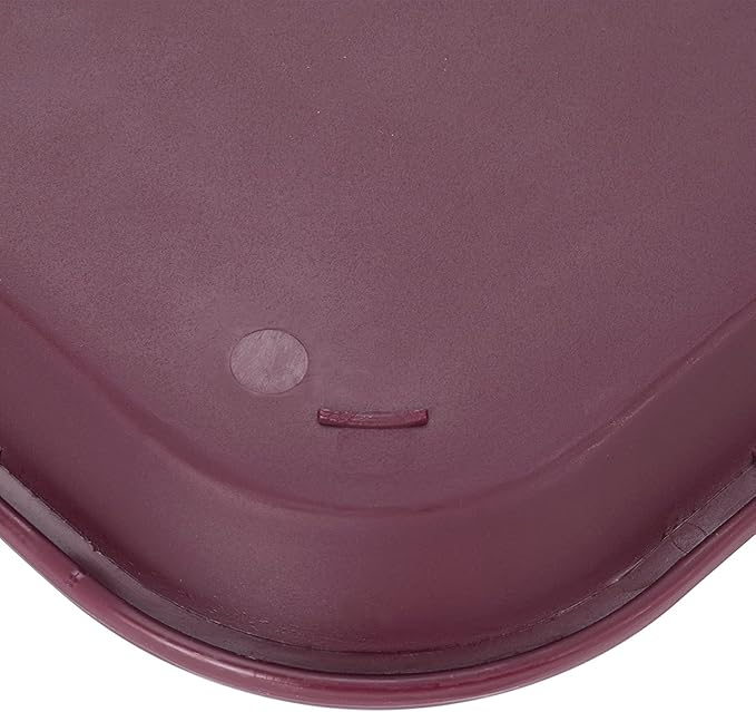 G.E.T. FT-16-BU BPA-Free Cafeteria / Fast Food Tray, 16.25" x 12", Burgundy (Set of 12)