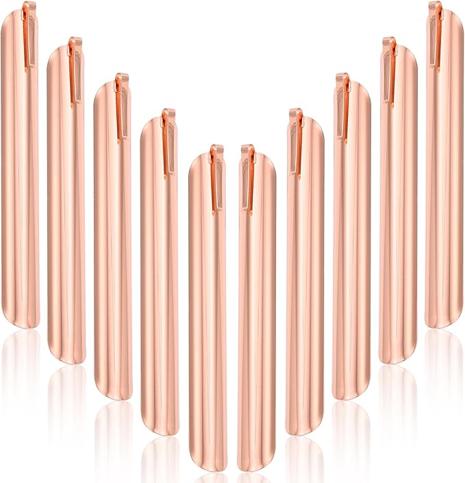 Food Scraper, Restaurant Crumb Sweepers, Stainless Steel Crumbers for Servers, Table Crumber Tool Restaurant Supplies for Waiters, Waitresses and Servers (10 PACK, Rose Gold)