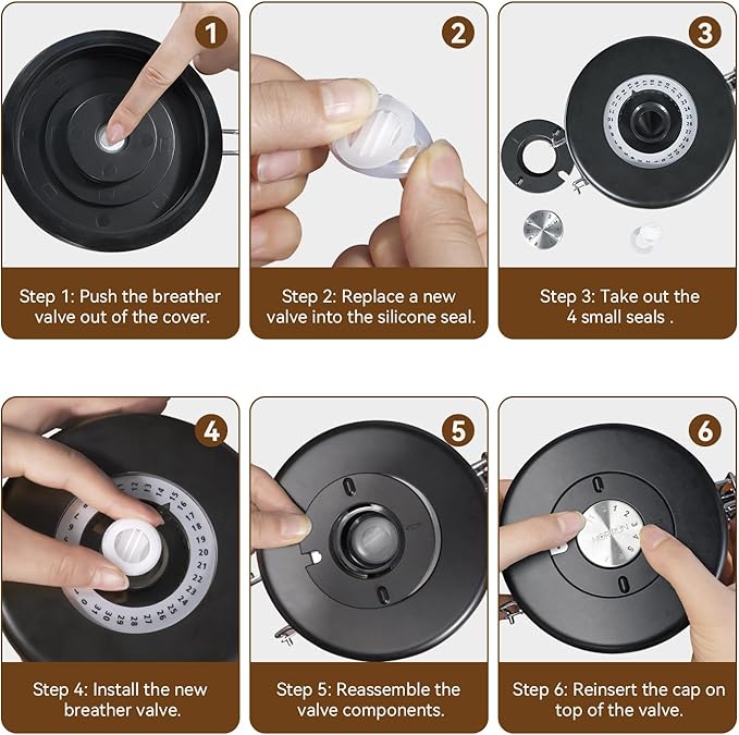Coffee Canister with Window, 22oz Stainless Steel Airtight Container for Coffee Beans, Grounds, Tea, Sugar, Flour, Cereal - Includes Date Tracker & Scoop