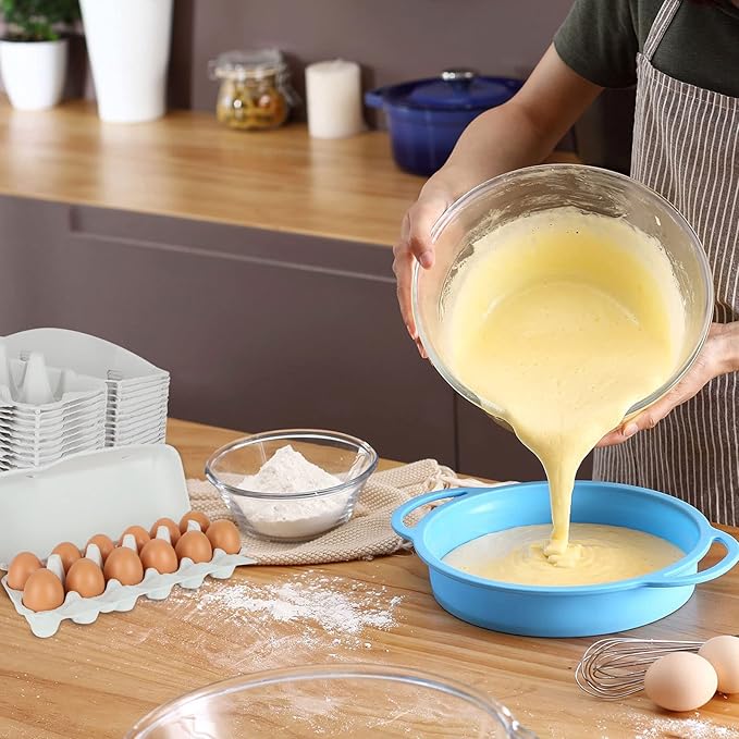 CertBuy 20 Pack Empty Egg Carton, Blank Natural Pulp Egg Cartons Holds Up to 12 Eggs, Reusable Natural Pulp Egg Torage Containers for Home, Kitchen, Farm