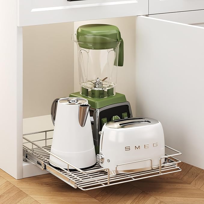 MODCART Pull Out Cabinet Organizer 19½" W x 21½" D, Heavy Duty Cabinet Pull Out Shelves, Slide Out Drawers Organization for Kitchen Cabinets Bathroom