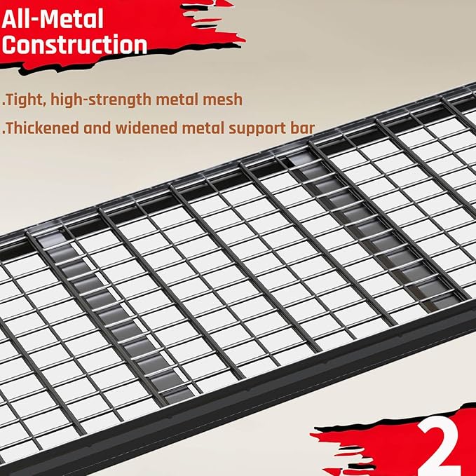 30" Deep Heavy Duty Garage Shelving Units, 68" Wide Storage Shelves, 4 -Tier Metal Garage Shelves,Large Storage Rack,Industrial Shelving for Shop, 68" W x 30" D x 68" H