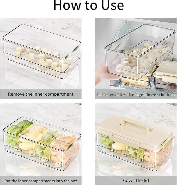 MineSign 3Pack Ice Chilled Condiment Caddy with 4 Removable Containers Taco Ingredient Server with Lid Cooled Garnish Caddy Tray for Taco Mimosa Bar Sauce Fruits&Veggies Pink