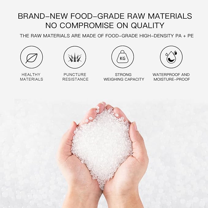 MegaWise Vacuum Sealer Machine Bags, 6 inch wide and 19.6 Feet Long for Megawise & other brand vacuum Perfect for Meal Prep and Sous Vide Cooking (8"x21.6")