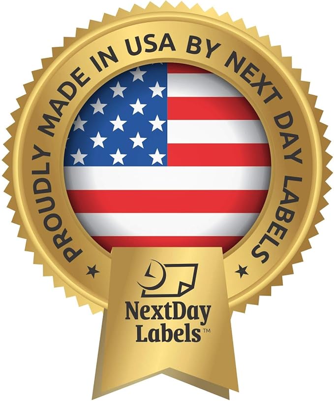 NextDayLabels 500 Rectangle Stickers (3" x 5") - Color Coding Labels Roll - Moving Labels for Boxes, Colored Inventory Stickers for Packing, Organizing, and Storage (Fluorescent Blue)