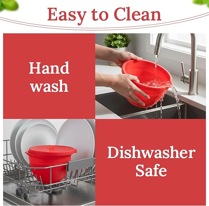 Cavelle Set Of 3 Silicone Mixing Bowl Liners With Lids | Silicone Liners For KitchenAid Mixer - For Tilt Head Mixers And 5qt Stainless Steel Bowls