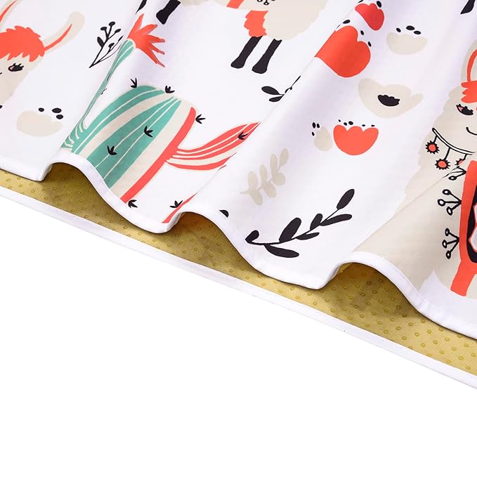 Splat Mat for Under High Chair/Arts/Crafts by CLCROBD, 51" Baby Anti-Slip Food Splash and Spill Mat for Eating Mess, Waterproof Floor Protector and Table Cloth