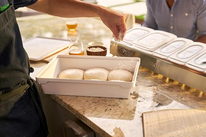ooni Pizza Dough Proofing Box with Lid - Pizza Oven Accessories Proofing Tray - Pizza Dough Proofing Tray