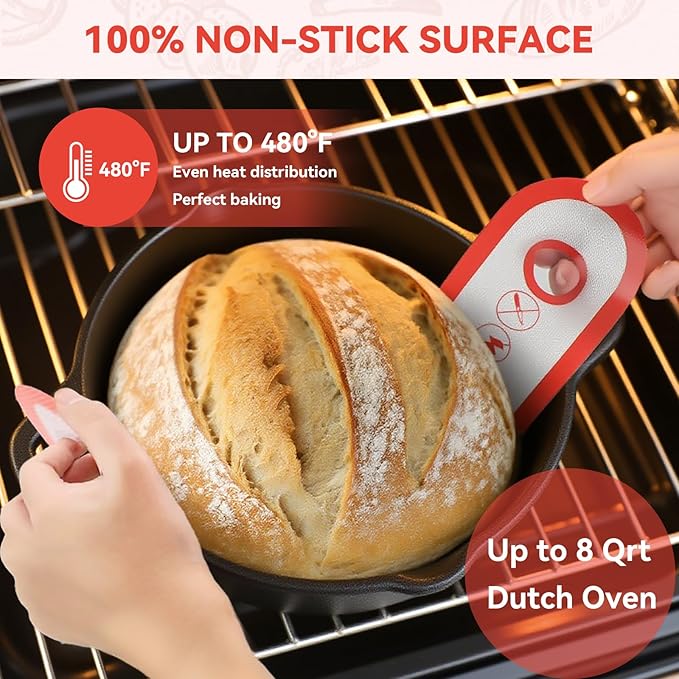 Joyyy Sourdough Starter Kit, Banneton Bread Proofing Basket, 8.5Inch Proofing Basket for Baking, Banneton Bread Baking Gift Set, Sourdough Bread Baking Supplies (Black)