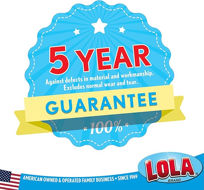 LOLA Pro Pot N' Pan Brush, 6 Pack, Abrasive Cleaning, Poly & Brass Wire Bristles, Comfort Rubber Grip, Use for Caked-On & Baked-On Messes