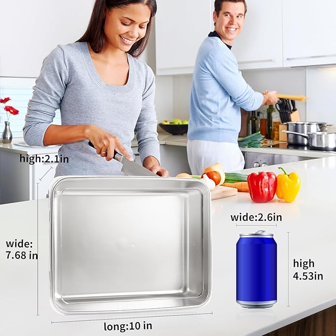 stainless steelFood Storage 12-Pack Lunch BoxContainers setsstorage box with lidfreezer FrozenKitchen tra with lidOven plateSide dish plate Freezer & Dishwasher Safe