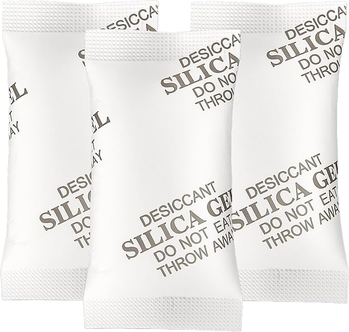 MakMeFre 30Gram(30Packets) Food Grade Moisture Absorbers Silica Gel Packs Desiccant for Moisture Storage Control