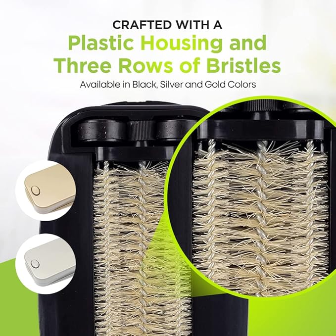 Fuller Brush Premium Table Tidy – Handheld Crumb Sweeper for Tabletops – Compact Crumb Remover with Bristle Rows – Easy to Use, Durable & Portable Cleaning Tool, Gold (Pack of 6)