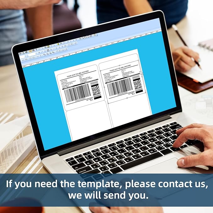 500 Sheets 3000 Pcs 3-1/3 x 4 6 Up Shipping Address Labels for Laser & Inkjet Printers, 3-1/3" x 4" 6 per Sheet Shipping Mailing Stickers, 6 Labels per Page