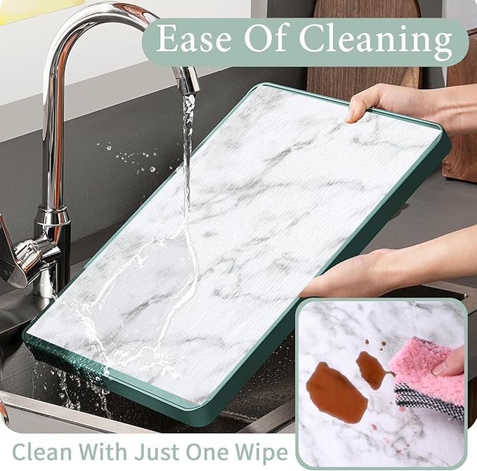Drawer and Shelf Liner for Kitchen Cabinet: 17 in X 30 Ft Non Slip Waterproof Shelf Paper Non Adhesive Refrigerator Liners White Marble Easy Liners for Bathroom with Knife Tape Measure