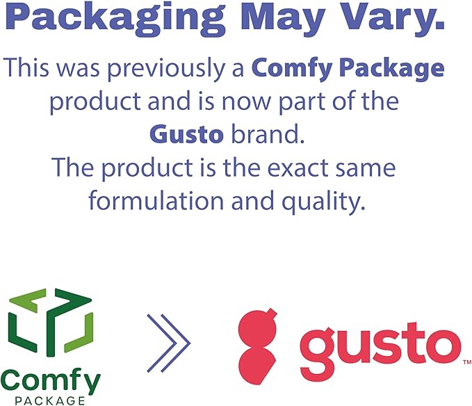GUSTO [24 oz - 50 Count 3-Compartment Meal Prep Containers with Lids – Reusable, Microwaveable, Dishwasher & Freezer Safe, BPA-Free Food Storage Boxes for Portion Control (Formerly Comfy Package)