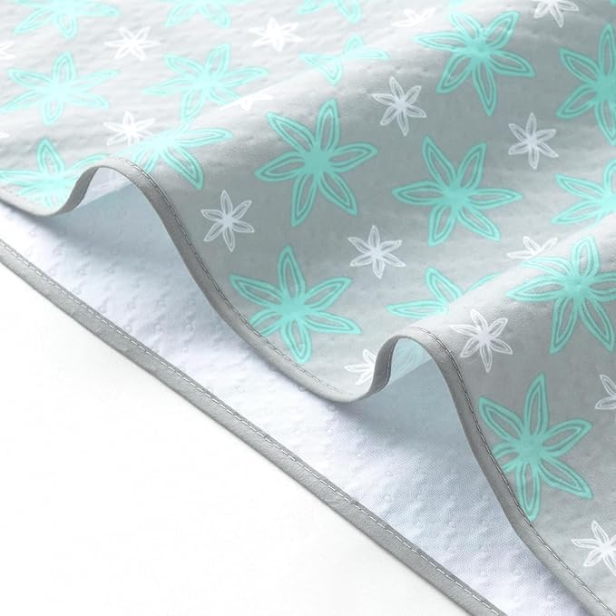 Splat Mat for Under High Chair Mat, 42x46 Inch, Mealtime Baby Splat Mat for Art/Crafts/Playtime, Waterproof Splash Mat, Machine Washable Portable Picnic Floor Mat Baby Feeding Table Cloth