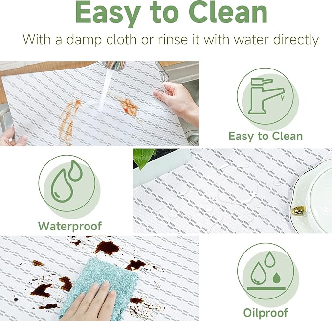 Shelf Liners 30 inch x 20 ft Shelf Liners for Kitchen cabinets nonstick Shelf Lining Drawer Mats EVA Protector for Cupboard (White Diagonal Stripes,30 inch x 20 ft)