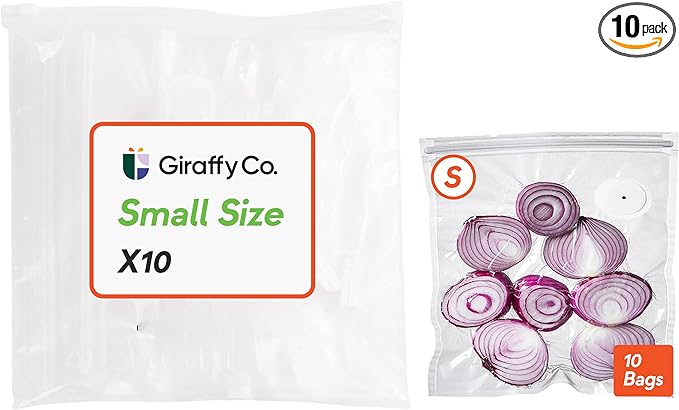Reusable Vacuum Sealer Bags for Food – 10/30 Small Vacuum Bags (22x21cm/8.3x8.7in), BPA-Free, Leak-Proof, Odor-Resistant – Compatible with Vacuum Sealers