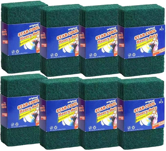 Heavy Duty Scrub Sponge, Scratch Free Home Kitchen Dual-Sided Dishwashing Sponge, Sponge scouring pad,for Kitchen, Sink, Dish, Bathtub, Wall 40PCS