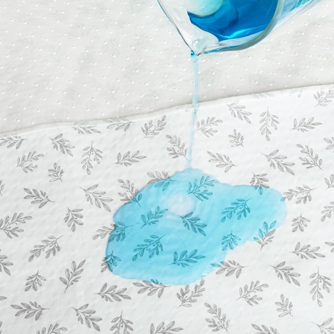 Biloban Baby Splat Mat 2 Pack for Under High Chair & Arts & Crafts & Eating Mess, 46 x 42 Inch Waterproof and Washable Spill Mat, Anti-Slip Floor Protector