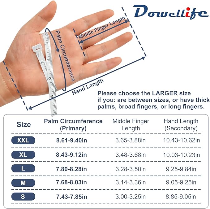Dowellife Comfortable ANSI A9 Cut Resistant Glove Food Grade, Mesh Metal Kithcen Glove for Chef Oyster Shucking Mandoline Knife Butcher Meat Cutting