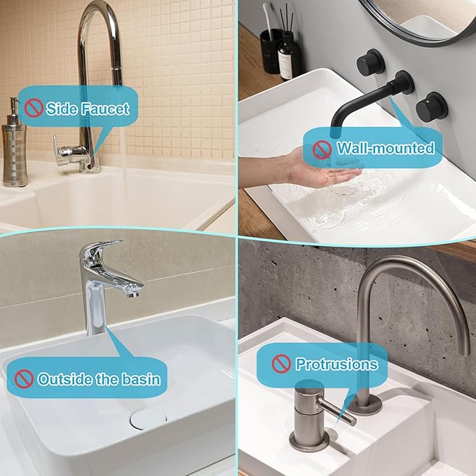 Derlights 33 inch Sink Splash Guard Mat, Silicone Faucet Handle Drip Catcher Tray, Longer Silicone Sink Mat for KitchenBathroom, Drip Protector Splash Countertop (Gray)