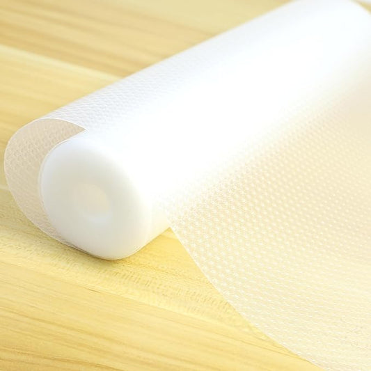 Shelf Liners for Kitchen Cabinets 24 Inch Wide X 20 Ft Non Adhesive Cabinet Drawer Liner for Shelves Non Slip Waterproof Cupboard Liner Refrigerator Cabinet Pantry Bathroom Drawer Mat