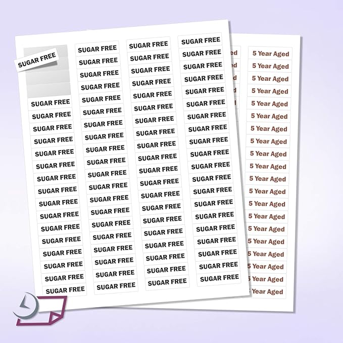 NextDayLabels 1.75x0.5 Inch Rectangle Stickers White Blank Labels for Laser Inkjet Printer - 80 Per Sheet Self-Adhesive Return Address File Folder Made in USA - 8000 Labels