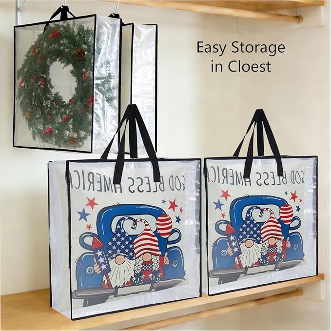 5-Pack Clear Heavy Duty Moving Bags and Storage Bags, 25 Gallon Large Moving Boxes Alternative for Wreath Storage Container, Under Bed Storage, Stadium Events, and College Moving Supplies