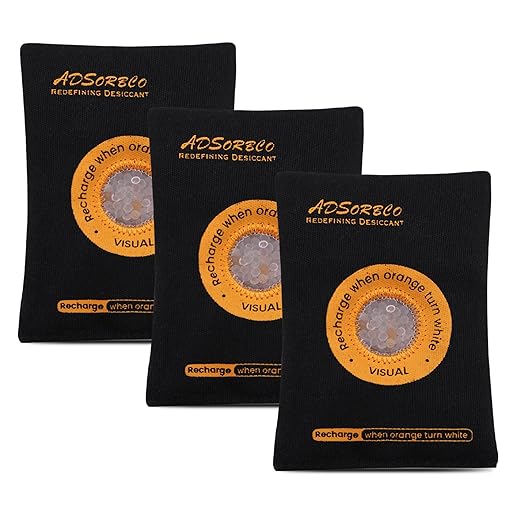 ADSorbco Rechargeable Desiccant Packs for Storage, Rechargeable Silica Gel Packets, Color Indicating Desiccant Packs for Suitcase, Storage Bins, 3D Filaments, Electronics, Cars, Safe (12, 100g)