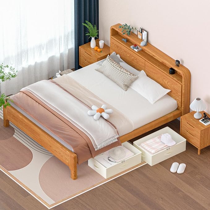 Under Bed Storage with Wheels, No Assemble Required 10 inches height Under Bed Storage bins,Large capacity Rolling Underbed Shoe Storage containers，dorm underbed storage drawers