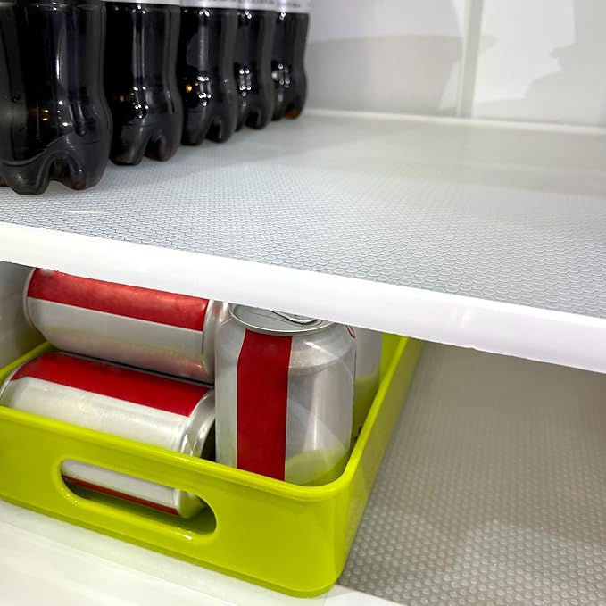 Shelf Liners for Kitchen Cabinets 14 Inch Wide X 20 Ft Non Adhesive Cabinet Drawer Liners Non Slip Refrigerator Liners for Shelves Washable Cupboard Liner for Dresser Bathroom