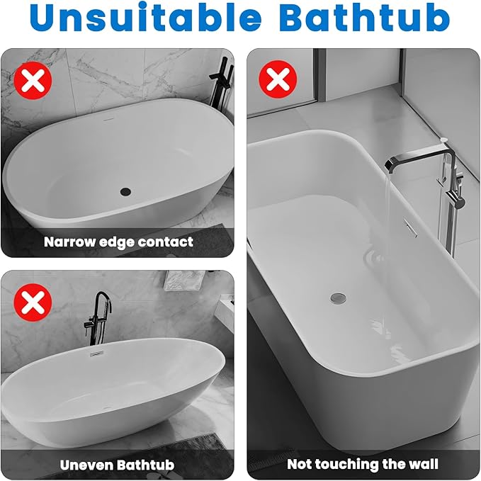 Shower Splash Guard Kit,Large Size Bath tub Corner Splash Guards Keep Water in Shower Bathroom Accessories with Self-Adhesive Suitable for Showers, Bath tubs, Kitchen Sinks (9.25"x9.25")