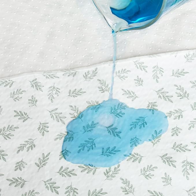Biloban Baby Splat Mat 2 Pack for Under High Chair & Arts & Crafts & Eating Mess, 46 x 42 Inch Waterproof and Washable Spill Mat, Anti-Slip Floor Protector