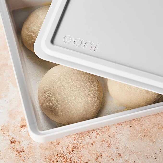 ooni Pizza Dough Proofing Box with Lid - Pizza Oven Accessories Proofing Tray - Pizza Dough Proofing Tray