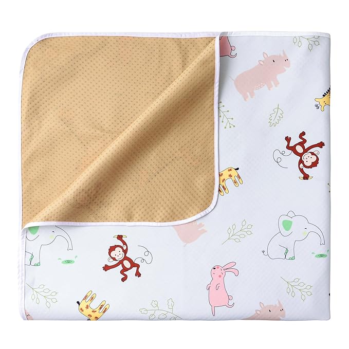 Baby Splat Floor Mat for Under High Chair/Arts/Crafts by CLCROBD, 51" Waterproof Anti-Slip Food Splash Spill Mess Mat, Washable Floor Protector Mat and Table Cloth