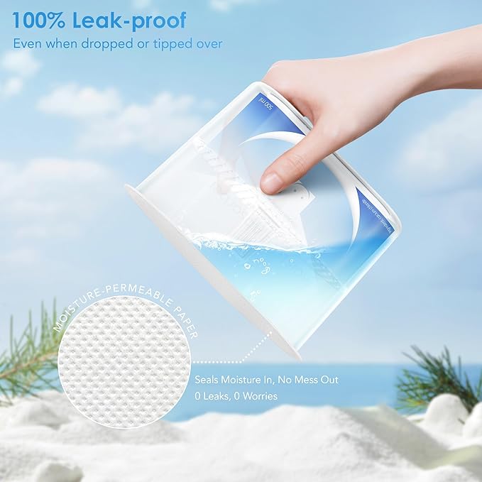 Moisture Absorbers 12 Packs, 10.8OZ Efficient Humidity Absorber ＆ Odor Eliminator Boxes, Refillable Car Dehumidifier for Closet, Bathroom, Basement＆ RV, Fragrance Free