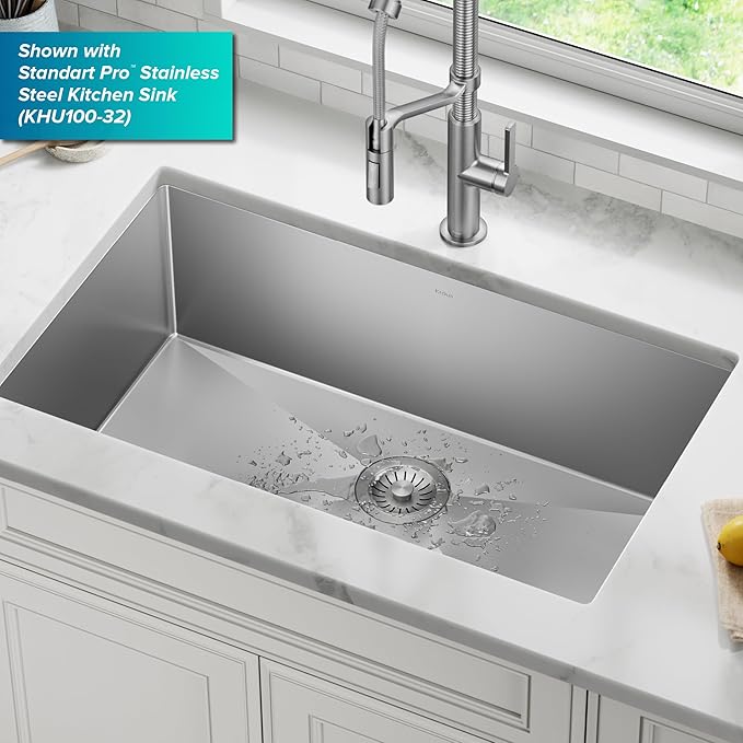 KRAUS Universal Kitchen Sink Strainer/Stopper for Garbage Disposals, GDC-4