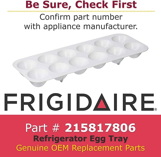 GENUINE Frigidaire 215817806 Refrigerator Egg Tray