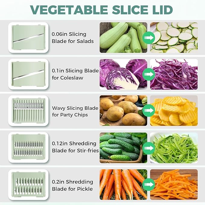 Salad Spinner large with 5-Blade Slicer, 5.3 Qt Salad Dryer for Washing, Spinning, and Draining Greens, Fruits, and Vegetables, Egg Yolk Strainer, Salad Bowl for Efficient Salad Preparation and Food